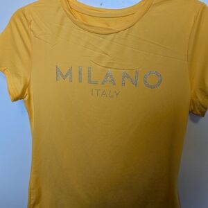 Milano Yellow Short Sleeve Tee
